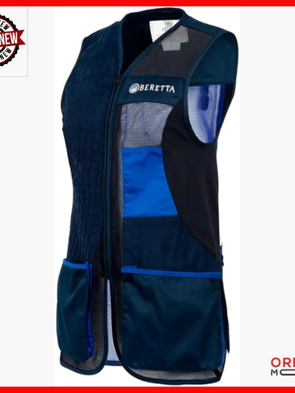 Lightweight Breathable Shooting Vest with Expandable Pockets Slim Fit